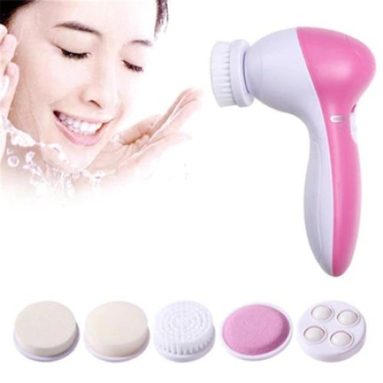 5 iN 1 Pilli Yüz Temizleme,Masaj ve Peeling Fırça seti 5 iN 1 Pilli Yüz Temizleme,Masaj ve Peeling Fırça seti
