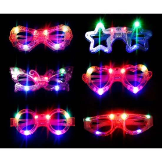 Led Işıklı Yanar Söner Parti Gözlüğü Seti 6 Adet Led Işıklı Yanar Söner Parti Gözlüğü Seti 6 Adet