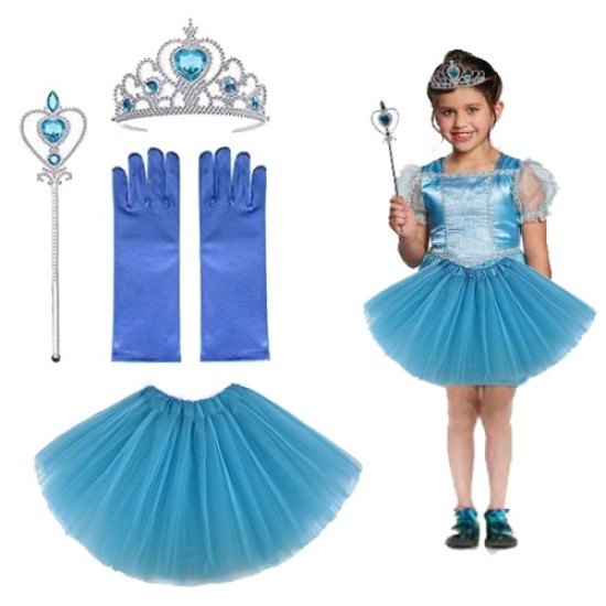 Elsa Kostüm Seti Çocuk Boy Elsa Kostüm Seti Çocuk Boy