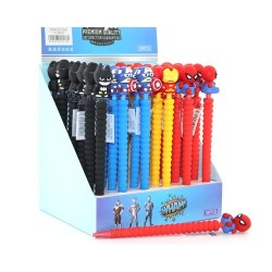 07 Uçlu Karışık Kahraman Figürlü Kurşun Kalem 