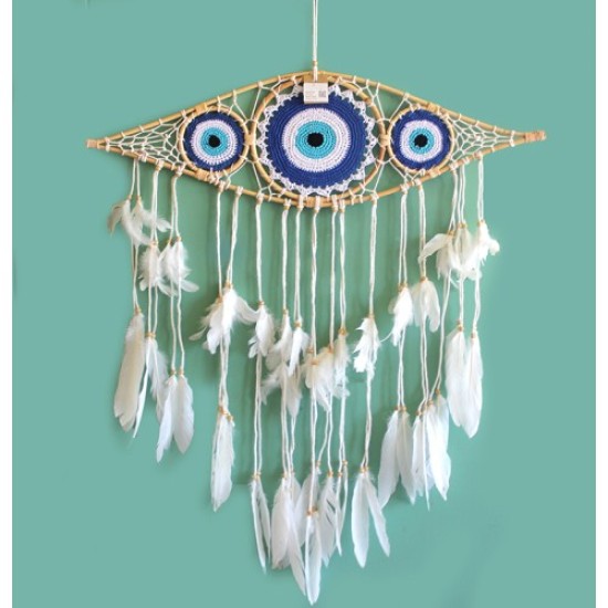 Rüya Kapanı Dream Catcher Göz Tasarımı Model 4 Rüya Kapanı Dream Catcher Göz Tasarımı Model 4