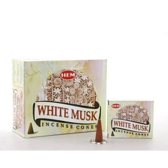White Musk Aromalı Konik Tütsü White Musk Aromalı Konik Tütsü