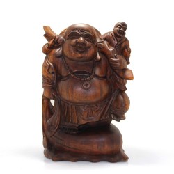 Ayakta Ahşap Buda Figürü 50 cm 