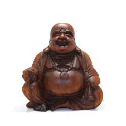 Oturan Ahşap Buda 50 cm 