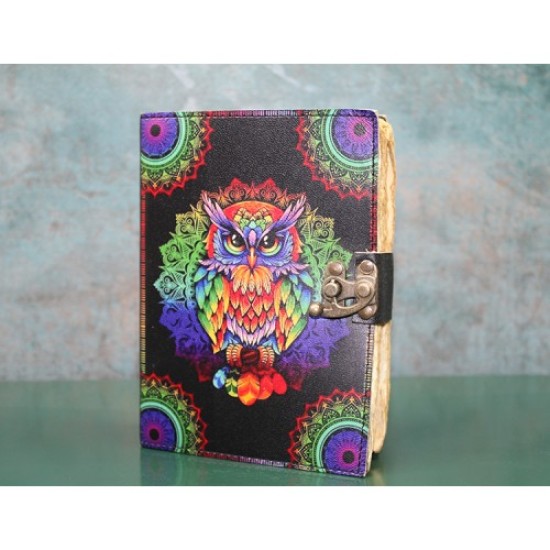 Baykuşlu Deri Defter Model 2 Baykuşlu Deri Defter Model 2