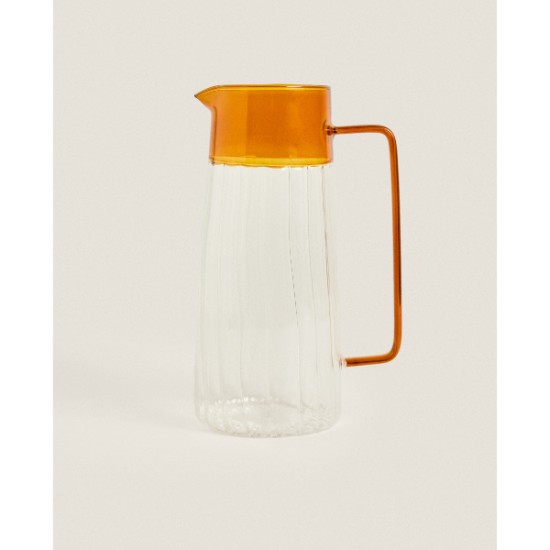 Turuncu Detaylı Cam Sürahi 1600 ml Turuncu Detaylı Cam Sürahi 1600 ml