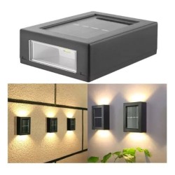 Solar 4 Ledli Duvar Aydınlatması 
