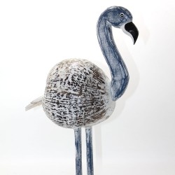 Ahşap Flamingo Figürü 
