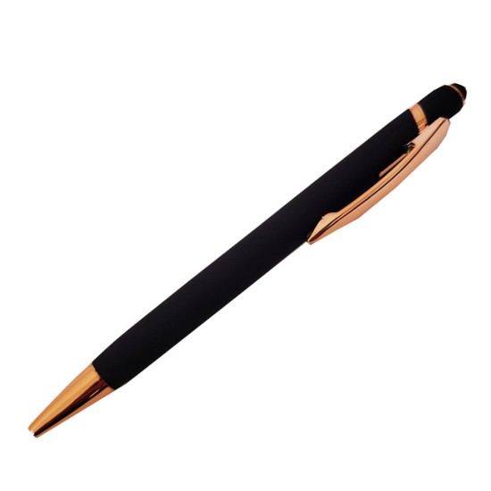 Siyah Tükenmez Rubber Kalem Touchpen Siyah Tükenmez Rubber Kalem Touchpen