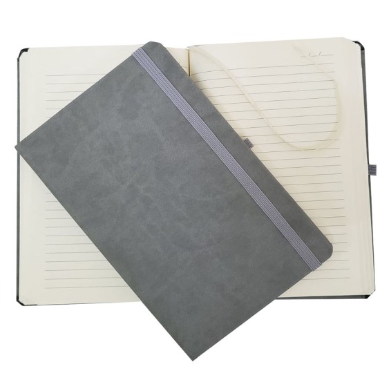 Gri Renk Deri Defter Gri Renk Deri Defter