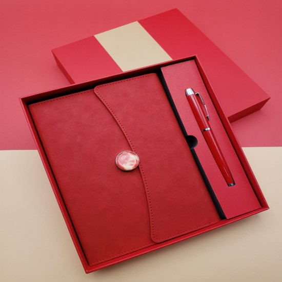 Promosyon Defter Kalem Seti Kırmızı Renk Promosyon Defter Kalem Seti Kırmızı Renk