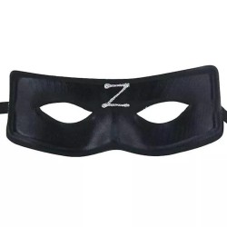 Zorro Maskesi Z Baskılı Lastikli
