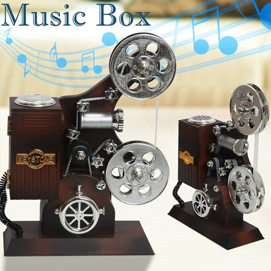 Film Makinesi Tasarımlı Müzik Kutusu Film Makinesi Tasarımlı Müzik Kutusu