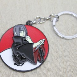 Metal Dönen Itachi Uchiha Anahtarlık 