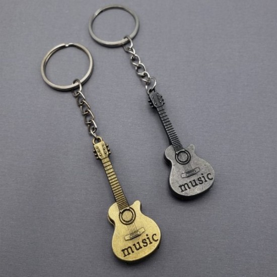 Metal Gitar Anahtarlık Metal Gitar Anahtarlık