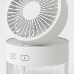 Su Spreyli Katlanır Başlıklı USB Mini Fan 